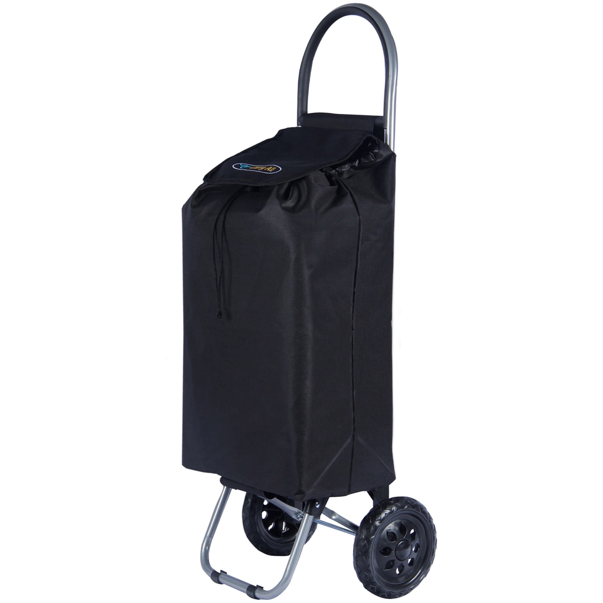 Carrito De Compras Plegable Carry All Adelaida Carro Feria 35 Litros Negro
