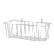 thumbnail image 2 of Cesta Colgante De Metal, Cesta De Almacenamiento Decorativa Para Pared De Hierro, Color Blanco Y Negro, 2 of 5