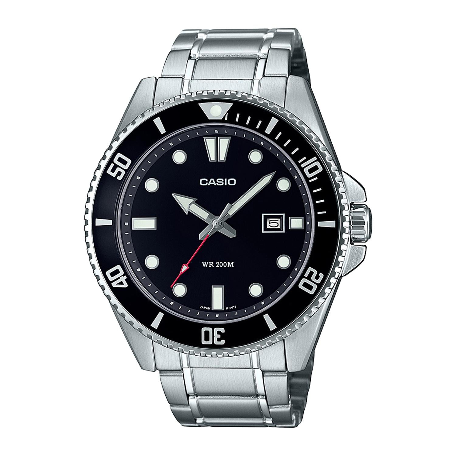 Reloj Casio Mdv-107d-1a1vdf Acero Hombre Plateado Plateado