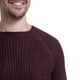 thumbnail image 4 of Sweater Cuello Redondo Textura Rojo Oscuro rojo L, 4 of 4