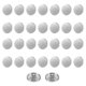 thumbnail image 1 of Uxcell 30 piezas de botones de costura planos redondos de metal de 20L 12mm con vástago de aleación para reemplazo de manualidades, 1 of 7