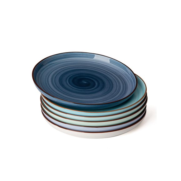 Platos de postre Sweese 19 cm, juego de 6 colores