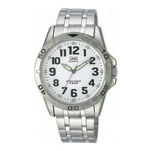 Reloj Análogo Plateado Q&Q Q576J204Y
