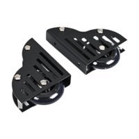 Bothyi - 2 Piezas De Herrajes Para Escalera Rodante, Estables Y Resistentes, Para Gabinetes De Biblioteca Y Hogar