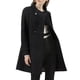 thumbnail image 2 of Abrigo de Mujer INSPIRE CHIC Doble Botonadura Largo Midi Cuello Alto Manga Larga Talla M Negro, 2 of 8