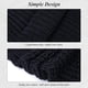 thumbnail image 2 of Bufanda gruesa de punto trenzado para hombre y mujer, cálida y larga, de invierno, LT01, 2 of 6