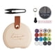 thumbnail image 4 of Kit de costura, estuche de cuero sintético, enhebrador, hilo de tamaño mini, accesorios de costura, tijeras Albaricoque, 4 of 5
