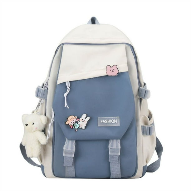 Nylon Book Bag Multifunctional Waterproof Large Capacity Backpack School Bag Boys Girls