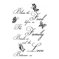 Rienda Libre Graphics - Decomural Bless The Food Religious Ws-40862