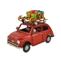 Bothyi - Decoración De Coche Rojo De Vacaciones, Adornos De Camión De Granja Para Escritorio, Mesa Para Niños