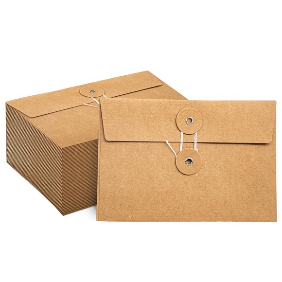 Sobres NEETUE 40 uds 11,5 x 17 cm de papel kraft organizador