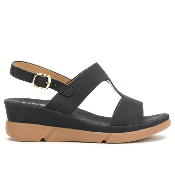 Sandalia Mujer Negro Mellea Thunder Blue