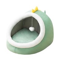Ioensy - Cute Cat Bed Cave Hut Tiendas De Campaña Para Mascotas Cat House Kennels Warm Soft Para Interior M