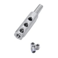 Magideal - Accesorio De Entrenamiento Equipos De Fitness Cable De Polea Para Fuerza De Antebrazo Repuesto De Máquina De Pesas Adaptador Para Rutinas De Tríceps Conector M10