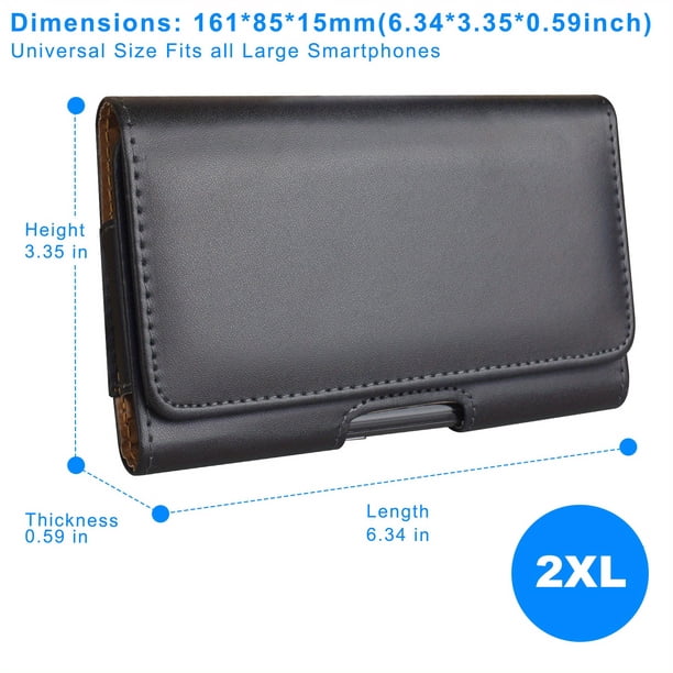 Phone Pouch Belt Clip Leather Bag Cover For Samsung Galaxy S23 Ultra S22 S21 Plus S20 FE S10 S8 S9 Plus Waist Case
