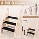 thumbnail image 4 of Taburete Woodever de madera con 3 escalones regulables en altura para niños, 4 of 7