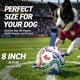 thumbnail image 5 of Pelota de fútbol para perros QDAN de 20 cm, juguete interactivo para tirar y entrenar, 5 of 7
