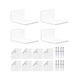 thumbnail image 4 of 4 Piezas Estantes De Pared Pequeños Estantes Flotantes Para Dormitorio Sala De Estar Blanco, 4 of 5