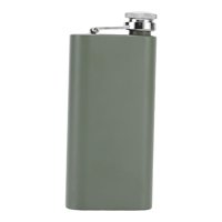 Magideal - Tetera De Cadera De 140Ml, Olla Portátil De Acero Inoxidable, Jarra Líquida, Botella Para Beber A Prueba De Fugas, Para Senderismo, Fiesta, Salida, Ca Verde