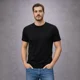 thumbnail image 1 of POLERA DE HOMBRE MANGA CORTA ALGODÓN PREMIUM NEGRO L, 1 of 3