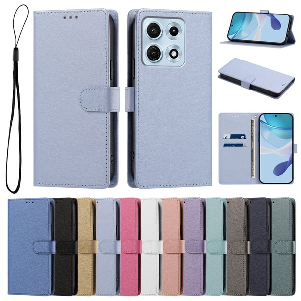 Cartera para Motorola Edge 70 Max 5G con Bolsillo de Tarjetas, Azul Cielo