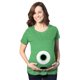 thumbnail image 1 of Camiseta De Maternidad Crazy Dog Monster Halloween Heather Green M, 1 of 9