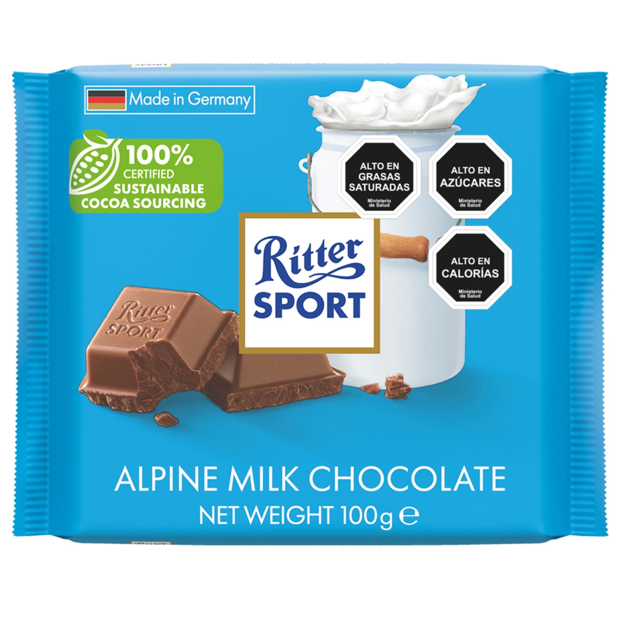 Ritter Sport - Chocolate Ritter Leche Alpes