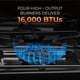 thumbnail image 3 of Estufa de gas Koblenz PFK-400A de 4 quemadores, 16,000 BTU, bronce, 3 of 8