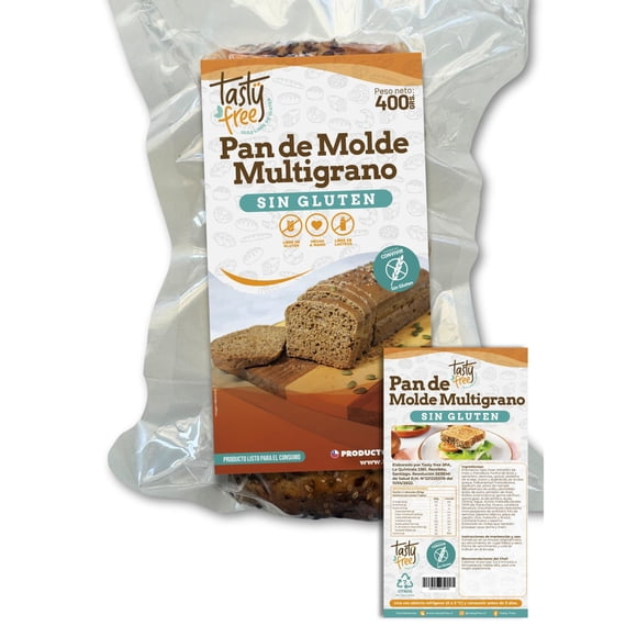 Pan De Molde Miltigrano Sin Glúten, 400 g