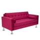 thumbnail image 2 of Sofa Retro 3c Felpa 12 Burdeo, 2 of 6