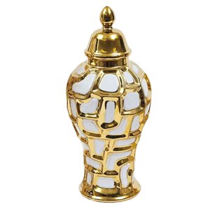 Magideal - Tarro General De Cerámica Moderno Con Tapa Hermética Tanque De Almacenamiento Florero Decorativo Colección De Artesanía Coleccionable Para Exhibición M