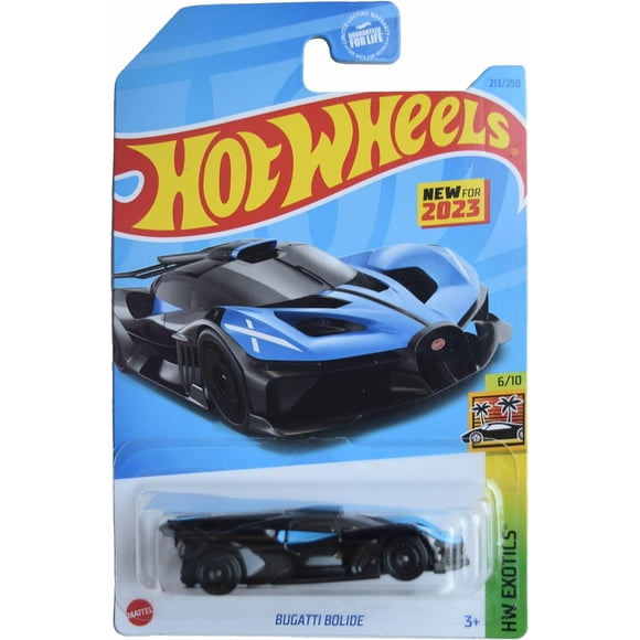 Coche de juguete Hot Wheels Bugatti Bolide HW Exotics a escala 1:64