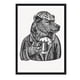 thumbnail image 1 of Cuadro Oso Shop con Marco Negro 50x40 CM, 1 of 1