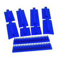 Magideal - 10 Herramientas De Eliminación De Daños Largos, Eliminación De Abolladuras Por Granizo, Herramienta De Reparación De Abolladuras De Carrocería De Auto