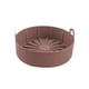 thumbnail image 2 of Freidora De Aire Redonda Olla De Silicona Freidoras De Aire Accesorios Para Horno Silicona Marrón S, 2 of 5