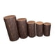 thumbnail image 2 of Cubiertas De Soporte De Zócalo Cilíndrico, Duraderas Y Suaves, Para Vacaciones, Cumpleaños, Banquete, Grano De Madera, 5 Uds., 2 of 5