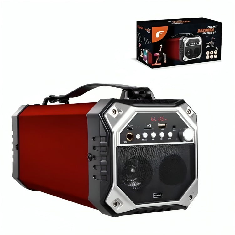 Fujitel - Parlante Bazooka Gps4045 Rojo