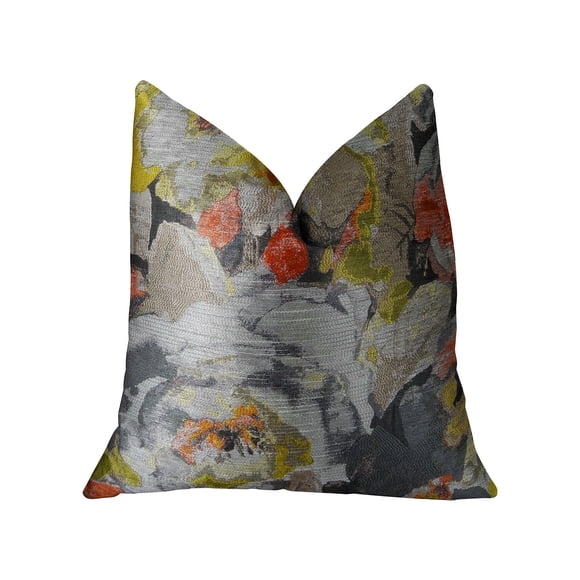 Cojín decorativo Plutus Brands Plutus Sunray Truro 45 x 45 cm gris/amarillo/coral