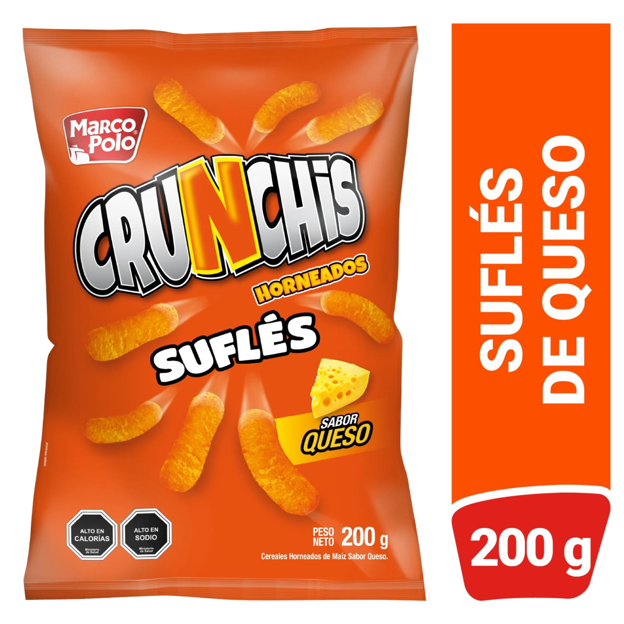 Suflés Crunchis Queso 200 g Marco Polo
