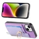 thumbnail image 2 of Funda Magnética Para Iphone 14 Con Billetera Y Anillo Protector Resistente Morado, 2 of 6