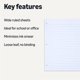 thumbnail image 2 of Amazon Basics Wide Ruled Loose Leaf Binder Paper for School, 2 of 3