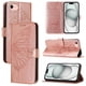 thumbnail image 5 of Funda Cartera Mariposa Para Iphone 17e Con Soporte Y Ranuras Para Tarjetas Oro Rosa, 5 of 5