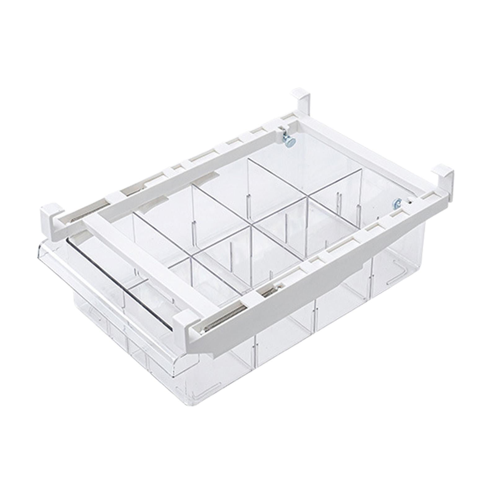 Magideal - Nevera Cajón Organizador Caja De Almacenamiento Transparente Extraíble Reutilizable Cocina Contenedores De Almacenamiento Extensibles Refrigerador Org 8 Rejillas