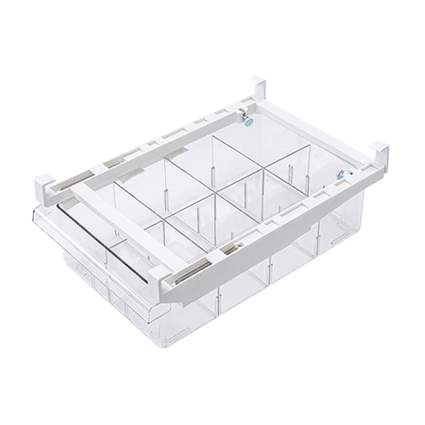 Nevera Cajón Organizador Caja de Almacenamiento Transparente Extraíble Reutilizable Cocina Contenedores de Almacenamiento Extensibles Refrigerador Org 8 rejillas