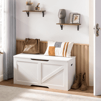 Msa Muebles Santa Ana - Baúl Banqueta Blanca