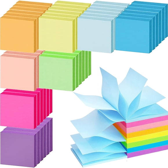 Notas Adhesivas Beieverluck Pack 48 3x3 in 3840 Hojas