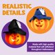thumbnail image 4 of Decoraciones de Halloween JOYIN, 6 unidades, con LED, diseño de calabazas iluminadas, 4 of 9