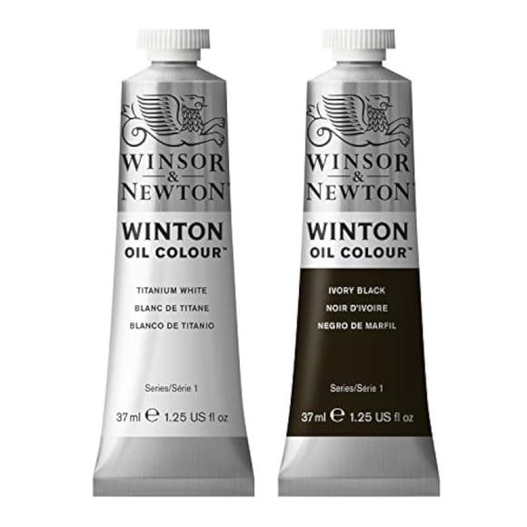 Pintura al Óleo Jerry's Artarama 37 ml Pack Blanco y Negro