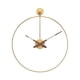thumbnail image 5 of Reloj De Pared Nórdico, Decorativo, Sin Tictac, Para Cocina, Cafetería, Sala De Estar, Dorado, 5 of 5