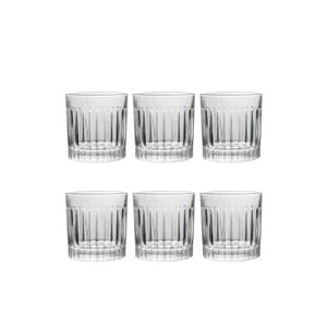 Casa Pagoda - Set 6 Vasos Vidrio Whisky Vitange 300Ml Elegante